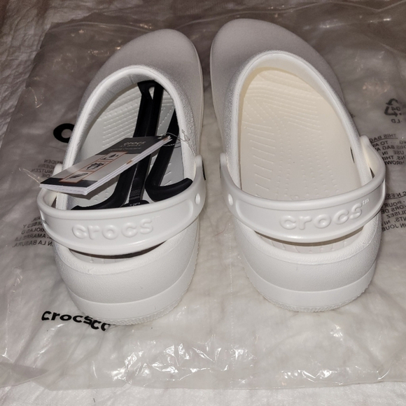 Crocs Specialist White Men's Slip-On Clogs Health Professional NEW - Picture 6 of 13